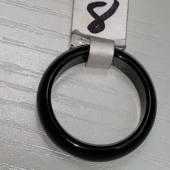 Onyx Solitaire Rings - Picture 5 of 11